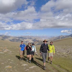 Approaching KongMaru La (5130m) from Nimaling