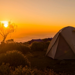 Dawn from the campsite