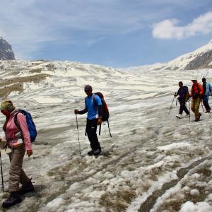 Acclimatization walk before going to Parvati Col.