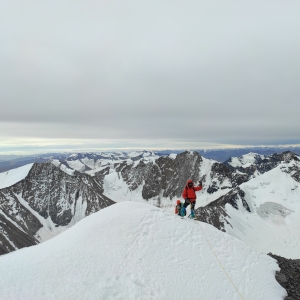 Exhilaration as we can see the Kang Yatse I summit