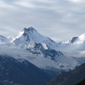 The Tharang massif, one of the prominent ones in the Miyar Valley seen on the way to Zardong.