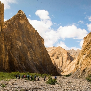 Approach trek to Kang Yatse Base Camp is through the beautiful Markha valley