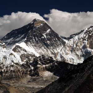 Spectacular view of Mt.Everest