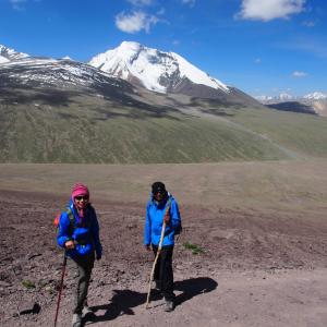 Initial climb from Nimaling towards Kongmaru la