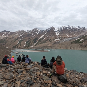 View from the acclimatisation hike before the big day