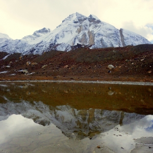 Vasuki Tal with Bhagirathi massif seen above