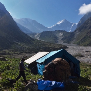 Rishi Parbat & Garud Parbat from Langatoli