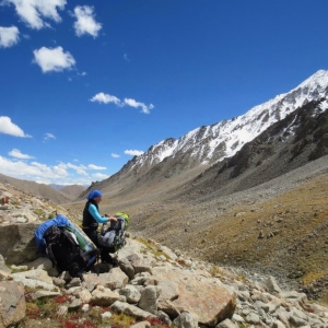 Enroute Lasermo La Pass, Ladakh